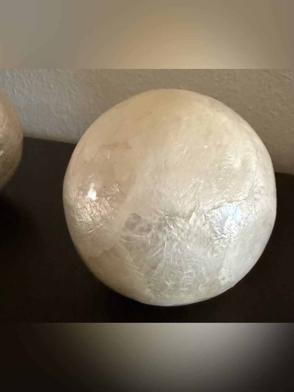 Pier 1 Decorative Orbs Set of 3 | 4” Spheres Home Decor - Picture 4 of 5